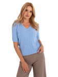 Jumper PM SW B 615.18 světle modrý jedna velikost