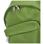 Trendový dámský kožený batůžek Wendy, zelená