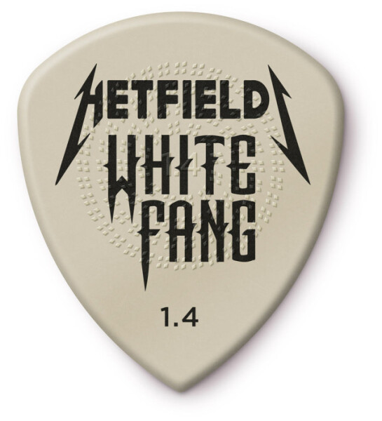 Dunlop PH122P140 HETFIELD'S WHITE FANG CUSTOM FLOW PICK 1.4MM - 6 ks
