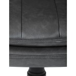 Křeslo kancelářské, šedá ekokůže, houpací mechanismus