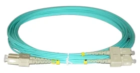 XtendLan FO patch SC-SC / Optický patch kabel / 5 m / 50/125 OM3 / Duplex / LS0H (FOP-SCSC-D-5-50-OM3)