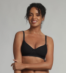 Dámská podprsenka bez kostic PLAYTEX WIREFREE PADDED BRA - PLAYTEX - černá 80 B