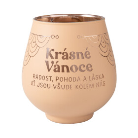 Zrcadlový svícen - Krásné Vánoce - Albi