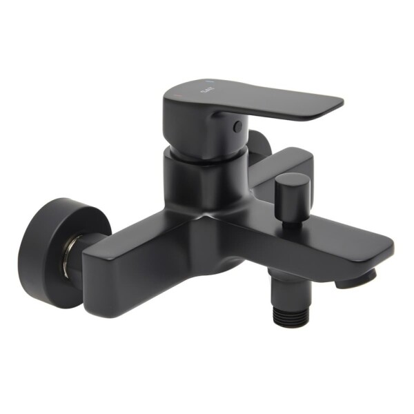 Vanová baterie SAT Cube Way bez sprchového setu 150 mm černá matná CU222C CU222C