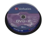 Verbatim 10ks DVD+R 4.7GB 16x