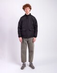 Taion Non Down Military Reversible Boa Hi Neck Jacket BLACK×BLACK XS