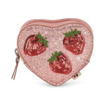 Konges Sløjd Dětská peněženka Strawberry Pink Glitter, růžová barva