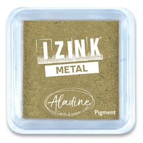 Razítkovací polštářek IZINK Quick Dry rychleschnoucí - zlatý