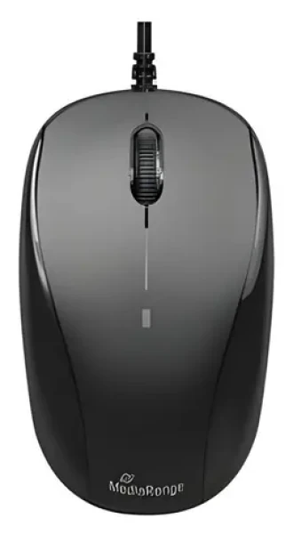 MediaRange MROS213 černá / Optická myš / 1000 DPI / USB / 3 tlačítka / 1,5 m (MROS213)