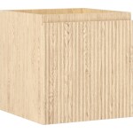 MEXEN/S - Rivel koupelnová skříňka pod umyvadlo 45, 1 šuplík, reliéf , dub 91A20-04547-1-BF81