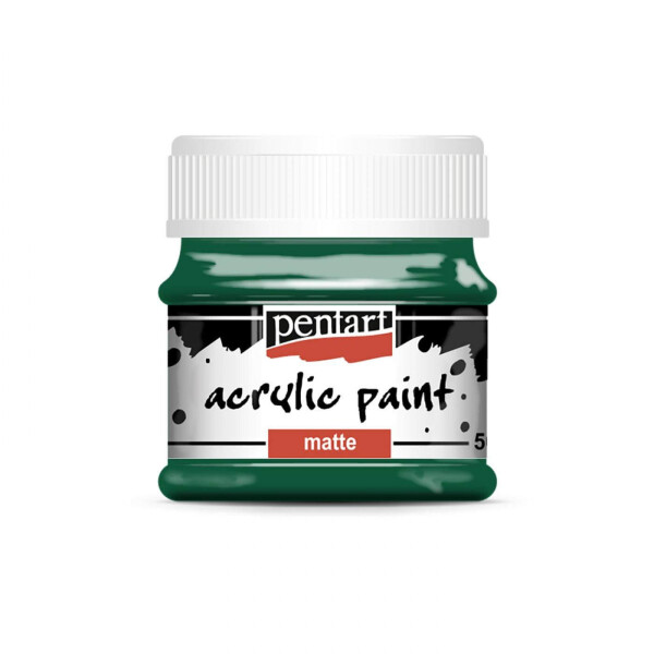 Pentart Matte akrylová barva 50 ml zelená jedle