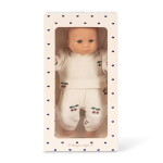 Konges Sløjd Panenka pro děti First Mini Doll – Cherry, krémová barva, plast, textil