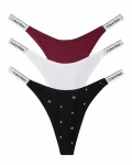Dámská tanga Calvin Klein QD5394 DIPPED THONG