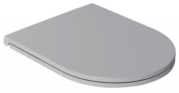 ISVEA - INFINITY WC sedátko, SLIM, Soft Close, Easy Take, stone grey 40KF0547I-S