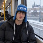 New Era Pánská zimní čepice Detroit Lions NFL Trapper