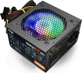 Aigo AK600 RGB černá / ATX / 600W / aktivní PFC / 120 mm (AK600)