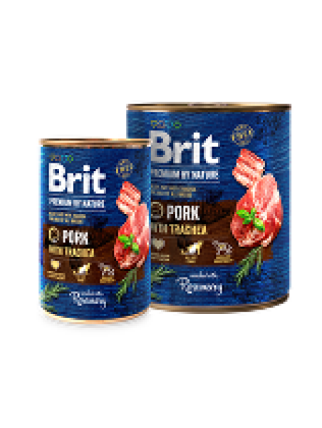 Brit Premium Dog by Nature konz Pork & Trachea 800g