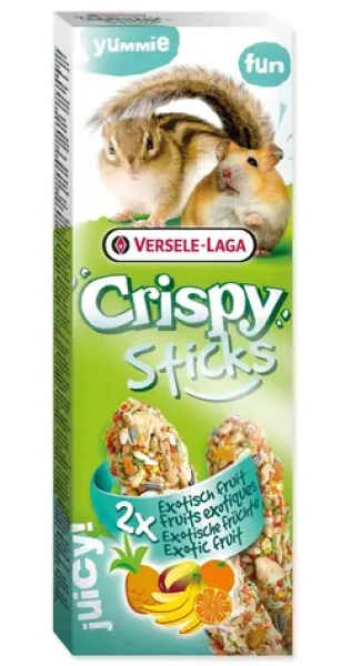 Versele-Laga Crispy Sticks křeček a veverka / Pamlsky pro hlodavce / Exotické ovoce / 110 g / 2 ks (7205-462070)