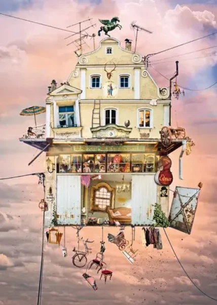 HEYE Puzzle Dům plný pokladů