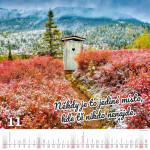 Nástěnný kalendář 2026 Helma - Kadibudky, 30 x 30 cm