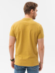 Ombre Polo trička S1374 Žlutá XL