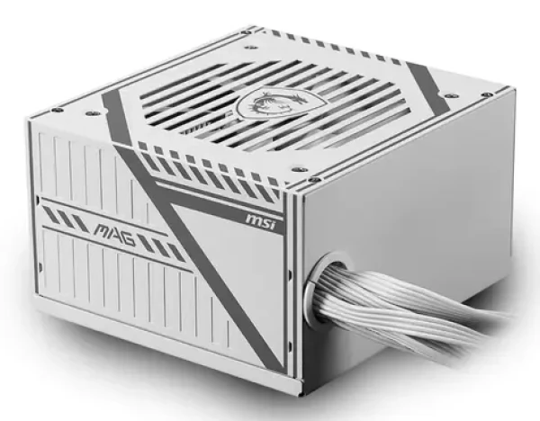 MSI MAG A650BNL bílá / 650W / 120mm / ATX / aktivní PFC / 80PLUS Bronze (306-7ZPAX27-HH9)