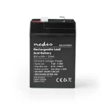 Nedis Dobíjecí olověný akumulátor / Olověné / Dobíjecí / 6 V / 4500 mAh (BALA45006V)