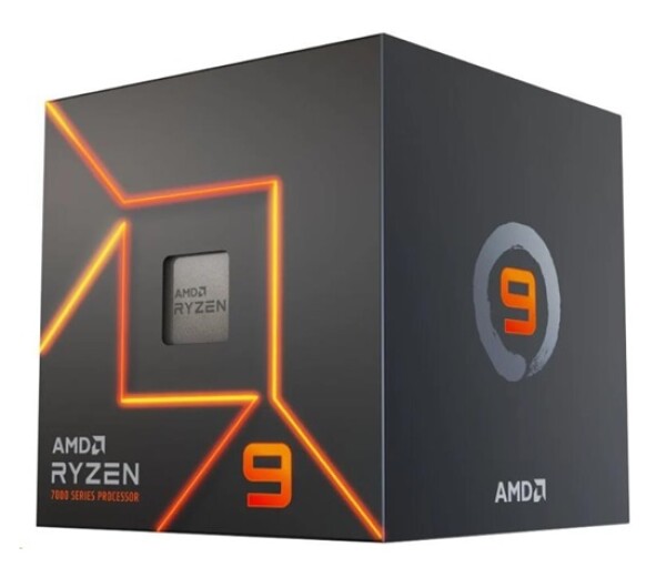 CPU AMD RYZEN 9 7900, 12-core, 3.7GHz, 76MB cache, 65W, socket AM5, BOX EDF_232615
