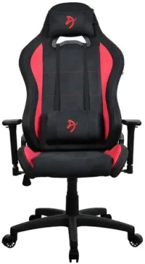 AROZZI TORRETTA SuperSoft / Herní židle / látkové čalounění / černočervená / nosnost 120kg (TORRETTA-SPSF-RED)