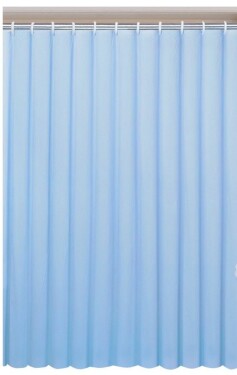 AQUALINE - Sprchový závěs 180x180cm, vinyl, modrá 0201003 M