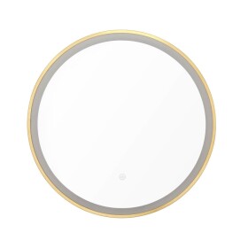 Zrcadlo se senzorem SAT 60x60 cm zlatá SATZLED60ZL SATZLED60ZL