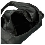 Trendy dámská koženková kabelka na rameno Marlen, černá