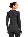 ICEBREAKER Wmns 260 ZoneKnit LS Crewe, Jet Hthr-011 (vzorek) velikost: S