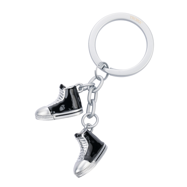 TROIKA klíčenka - boty \"Chucks\", kovová, mix barev