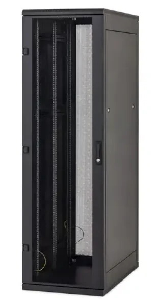 Triton RMA-27-A66-BAX-N1 černá / Stojanový rozvaděč 19" / 27U / 600×600 mm / skleněné dveře (RMA-27-A66-BAX-N1)