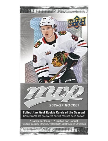 Hokejové karty Upper deck MVP Retail 2026 - 27