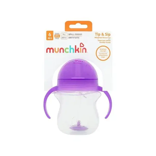 Munchkin Click Lock™ Tip Sip hrneček 207ml, fialový (11888/90143)