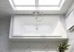 Obdélníková vana SAT Nora 180x80 cm akrylát levá i pravá SATVNO18080 SATVNO18080