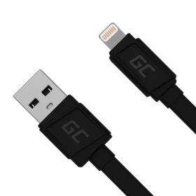 Green Cell KABGC02 černá / Datový kabel / USB-A - Lightning / 0,25 m / Rychlonabíjení 2.4A (KABGC02)