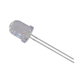 LED dioda - Modrá, difúzní, 8mm, 3V