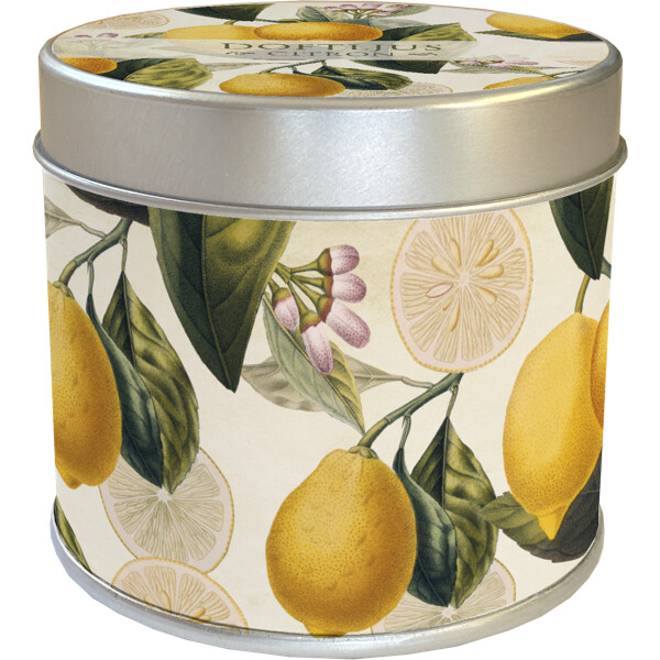 Vonná svíčka v plechové dóze Lemons