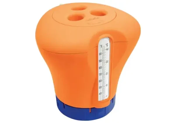 Marimex plovák na chlor s teploměrem oranžová (10964006)