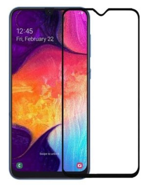 Aligator tvrzené sklo pro Samsung Galaxy A50 celoplošné lepení / černé (GLP0061)