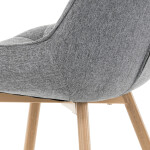 Jídelní židle, šedá, látka, CT-394 GREY2