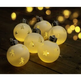 Sygonix osvětlení na vánoční stromeček vnitřní 1,5 V 1 SMD LED teplá bílá (Ø) 8 cm s dálkovým ovladačem