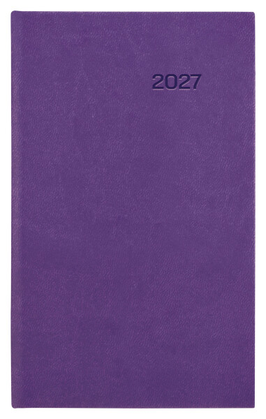 Týdenní diář 2027 Graspo kapesní Viva fialový