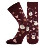 Ponožky EMILY dámské Voxx vínové