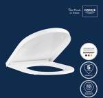 GROHE - Euro Ceramic WC sedátko, SoftClose, alpská bílá 102501SH00