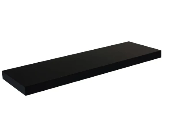 Nástěnná police Basic 120 cm, černá