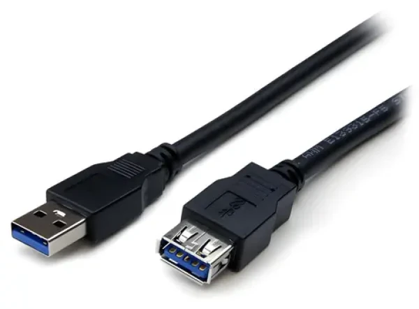 StarTech prodlužovací kabel USB-A - USB-A černá / Kabel / USB 3.0 / 2 m / 5 Gbps (USB3SEXT2MBK)